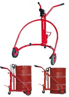 DRUM TRANSPORTER-ELEVATOR TROLLEY